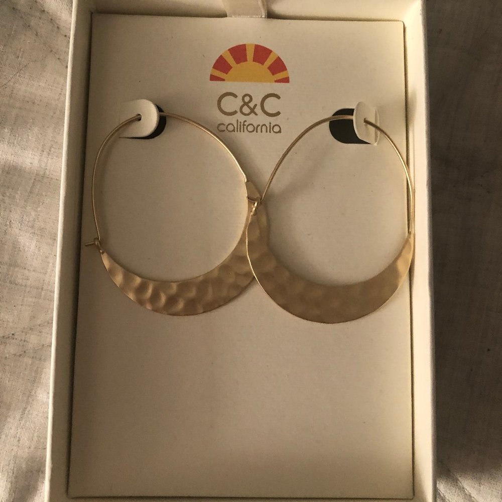 C&C California Gold Hoop Earrings